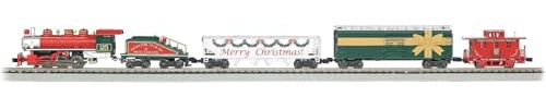 Bachmann 24027 Merry Christmas Express N Scale Electric Train Starter Set, Multi Color