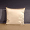 THXSILK 22 Momme Seide Kissenbezug - 100% Seide Kopfkissenbezug Sofakissenbezug Kinderwagen - Anti milben Reißverschluss Seidenkissenbezug - Champagner 80 x 80 cm