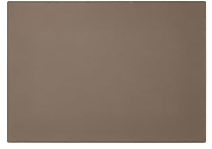 Eglooh - Palladio - Schreibtischunterlage echtem Leder Taupe Grau cm 70x50 - Handwerkliche Nähte und rutschfester Boden - Made in Italy
