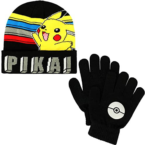 Bioworld - Pokemon Knit Cuff Hat and Gloves