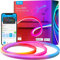 Govee RGBIC Neon LED Strip Lights 3M, DIY Shape, Colour Changing Light with APP Control, Work with Alexa and Google Assistant for Bedroom, Wall Decor