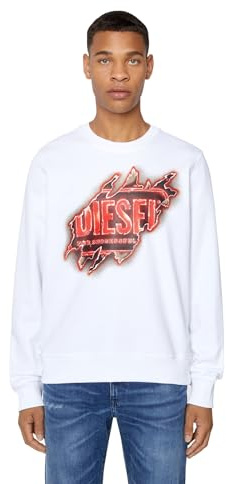 Diesel_S-GINN-E9 FELPA_SWEATSHIRT_White_XL