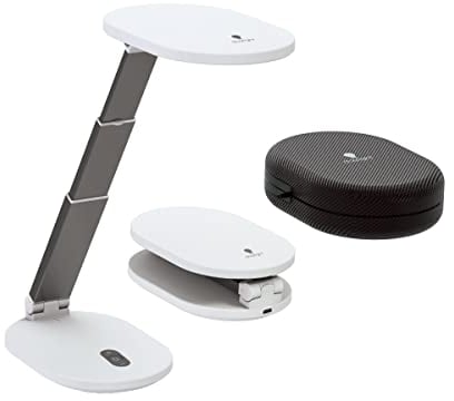 Foldi Go™ Wiederaufladbare LED Schreibtischlampe – 6000K Tageslicht, 4 Helligkeiten, Tragbar mit Tasche – Ideal für Zuhause, Büro & Reisen