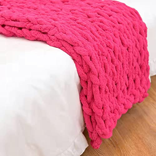 Grobstrick Decke 200x200cm, Grobe Strickdecke Handgefertigt Riese Merino Wolle Garn Arm Stricken Werfen Sofa Uberwurfdecke Decke Zuhause Deko Geschenk