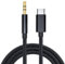 iLamdeetek Cable USB C a Jack 3.5 mm 1 Metro, Nylon Trenzado Tipo C a 3.5mm Adaptador de Auricular Audio Coche Estéreo Compatible con Huawei Xiaomi Oneplus Samsung etc.