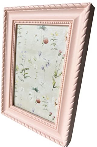 Generisch Bilderrahmen Gold Barock Rahmen Antik 19x14 Fotorahmen 13x9 cm zum aufstellen Tischrahmen C 503-p gold Bilderahmen (pink)