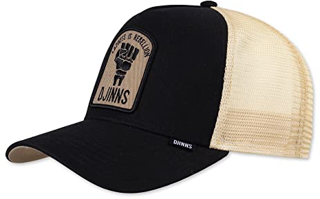 Djinns - Rebellion (Black/beige) - Trucker Cap Meshcap Hat Kappe Mütze Caps
