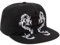 HUF Twin Dragon Snapback Hat, Schwarz, O/S, Schwarz, Einheitsgröße
