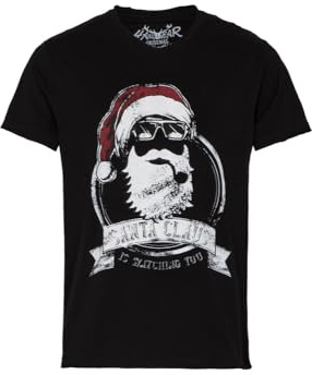 HangOwear T-Shirt Santa Claus schwarz - L