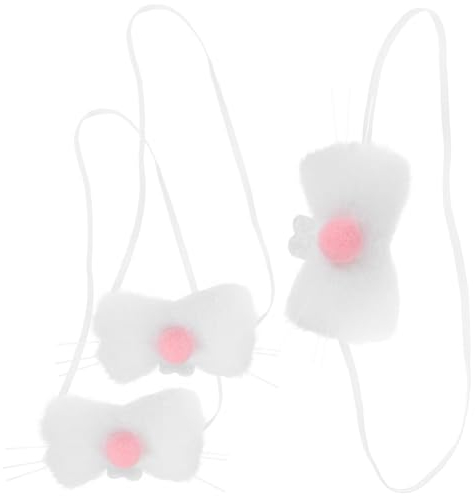 PACKOVE Aus Plüschstoff 3 Stück Kaninchen-Cosplay-Nase Osterhasen-Kostümzubehör Tier-Verkleidungsnase Für Ostern Frühling Eiersuche Kostümzubehör