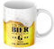 Ich trinke Bier nur an Tagen mit G - Bier-Tasse Männer Das perfekte Geschenk für den Mann - Bier Tassen sind die beste Geschenkidee für Männer zum Vatertag oder Geburtstag