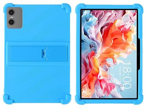 para Teclast P30/P30T - Funda para Tablet de 10.1 Pulgadas, de Silicona Suave, Ajustable, con Soporte