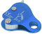 equlup Kletterseilgreifer, selbstsichernder Stopp-Abseilgerät aus Aluminiumlegierung, 8-13 mm Kletterseilgreifstopper für Klettern im Freien, Bergsteigen (Blue)