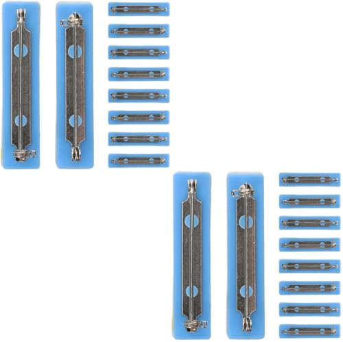 GRADENEVE Selbstklebe Brosche 20 Stück Broschen Zubehör Etiketten Anhänger Bar Brosche Namensnadel Auf Der Rückseite Arbeiternummer Sicherheitsnadel Ausweis Abzeichen Anstecknadel Auf Der Rückseite