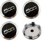 4 Pezzi Auto Emblema Coprimozzo Coprimozzi per Fiat 500 60mm, Ruota Centrale Coprimozzo, Sostituzione Tappi Centro Mozzo Ruota