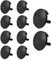 Air Fryer Rubber Bumpers, Silicone Air Frying Basket, Protection Feet, 10 Pieces, Reusable, Heat-Resistant Rubber Bumpers for Air Frying Bowl