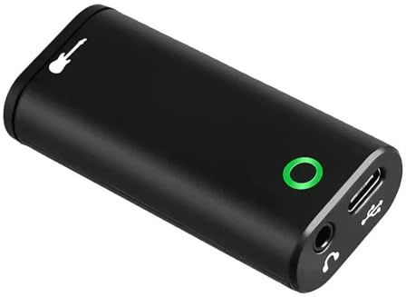 Tosuny Gitarren Audio Interface, Tragbarer USB C Aufnahmeadapter, Tragbares Plug & Play Audio Interface für E Gitarre, Bass zu Telefon Tablet