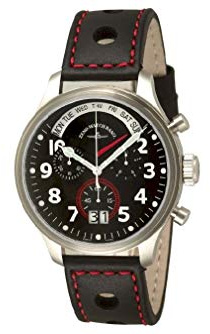 Zeno-Watch Herrenuhr - Oversized Pilot Day Date Retrograde Chrono - 4259-8040NQ-b1