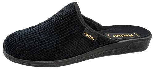 Fischer Herren Hausschuh Cord Pantoffel 204230