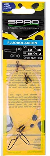 Spro Matt Black Leader Fluorocarbon - 2 Spinnvorfächer