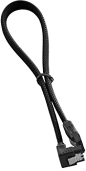 CableMod CM-CAB-RSAT-N30KK-R ModMesh rechtwinkliges SATA 3-Kabel - Schwarz