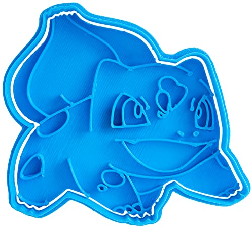 Cuticuter Bulbasaur Pokemon Taglierina per Biscotte, Plastica, Blu, 8 x 7 x 1,5 cm