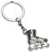 Générique Schlüsselanhänger, Schmuck, Rollschuh, aus verchromtem Stahl.