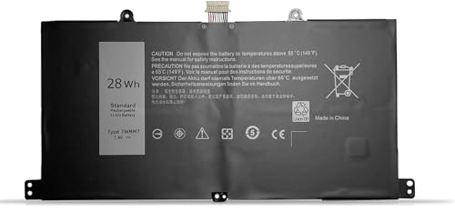 HUBEI 7WMM7 Batteria del Computer Portatile per dell Venue PRO 11 Tastiera Series D1R74 Notebook DL011301-PLP22G01 CFC6C CP305193L1 D1R74 (7.4V 28Wh)