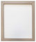 Frames By Post H7 Bilderrahmen, 25 mm breit, Schwarz, Holzwerkstoffe, hellgrau, 91.5 x 61 cm Anti Glare