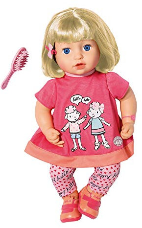 Baby Annabell 700662 Talk Back Julia 43 cm, Mehrfarbig
