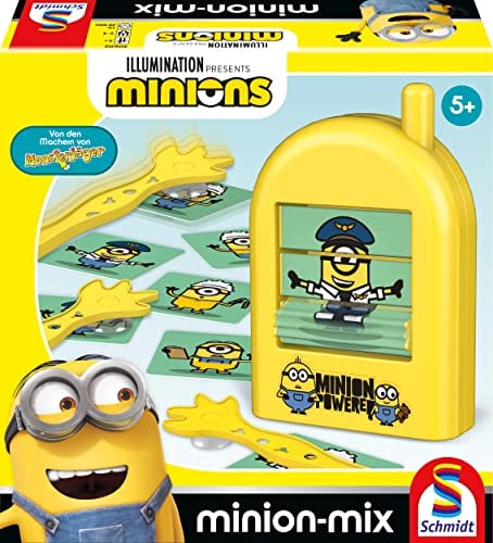 Schmidt Spiele 40602, Minion-Mix, 3D Aktionsspiel, bunt
