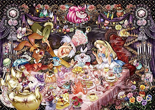 PeBoo 5D Diamantmalerei Kits Große Größe Bilder Alice im Wunderland Erwachsene Kinder Bunt Kristall Diamant Bilder Handarbeit Stickerei Diamond Painting Kreuzstich Art Wohnkultur 30x40cm