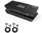 TESmart KVM Switch HDMI 2 Port 4K@60Hz RGB 4:4:4, Support EDID, USB 2.0 Device, Audio Out, Multimedia, Gaming Keyboard and Mouse, HDMI KVM Switcher for 2 Computers Sharing 1 Monitor with 2 KVM Cables