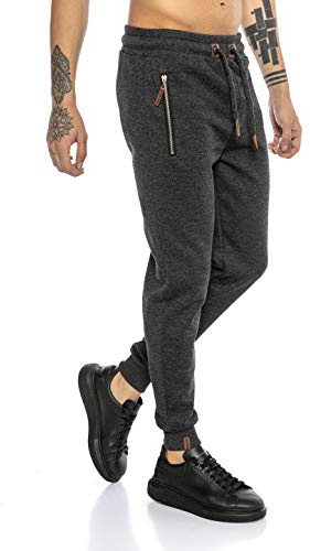 Redbridge Jogginghose für Herren Sweatpants Jogger Freizeit-Hose Anthrazit M
