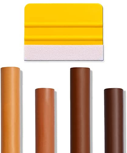 Pronese 11CM Wax Filler Sticks With Scraper For Wood Repair Kit, Furniture Repair Kit, Wood Filler Sticks, Wood Scratch Repair, Laminate Floor Repair Kit (4 Pcs)