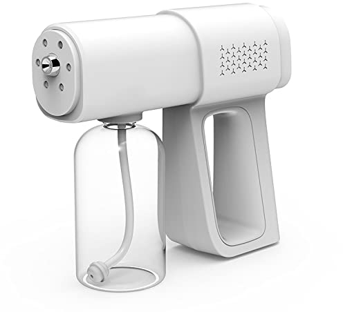 Pulverizador eléctrico de Niebla, pulverizador eléctrico ULV, máquina de nebulización portátil de 380 ml Nano Vapor Electric Spray con luz Azul