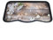 Schuhabtropfschale Schuhmatte Schuhwanne Schuhablage für Haus Garten Dekorativ Gemustert Polypropylen Holz-Optik 75 cm x 38 cm x 2,5 cm (Flowers & Wood)