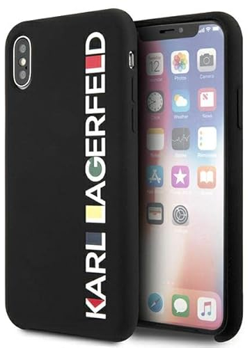 Karl Lagerfeld KLHCPXBHWHBK Hülle für iPhone X/XS hardcase Schwarz Glossy Bauhau