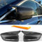 M Sport Spiegelkappen Kompatibel mit BMW 3er, 5er, 6er, 7er Passend für G30 G31 G38 G20 G21 G28 G32 G11 G12 G14 G15 Aussen Accessories Exterieur Tuning Zubehör - Nur Linkslenker (LHD) Modelle