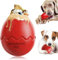 vsshe Hundefutter Ball,Naturkautschuk Classic Hundespielzeug Hund Treat Spender Dino Egg Futterball Kauspielzeug Hundespielzeug Kauen Jagen und Slow Food für Kleine Mittelgroße und Große Hunde