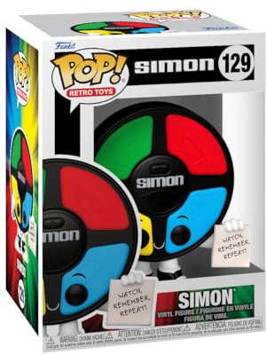 POP Funko Simon - Logo - Brille Dans le Noir - 1 in 6 Chance of Rare Chase | Offizielles Ad Icons Merch - Vinyl Sammelfigur als Regal Deko - Geschenkidee zum Geburtstag für Fans und Sammler