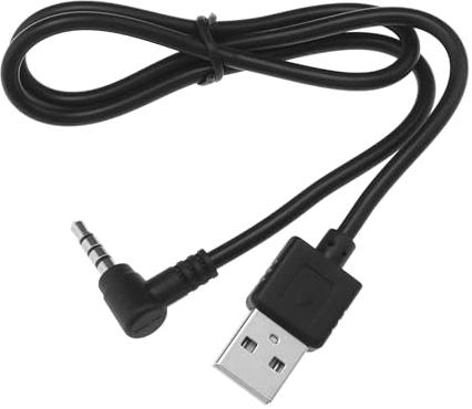 ECSiNG Cavo Di Ricarica USB per Casco Moto 3,5 Mm - Compatibile Con V6 V4 Interfono Bluetooth