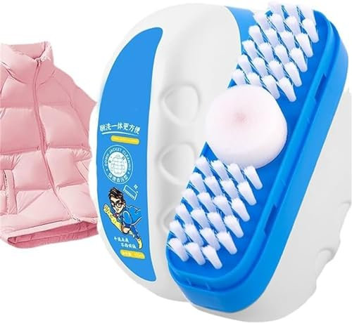 2024 Down Jacket Dry Cleaning Agent with Brush,Down Jacket Cleaner Dry Cleaning of Down Garments Quick Cleaning Agent,One Wipe to Cleaning Wash Free Spray, 100ml (1pcs)