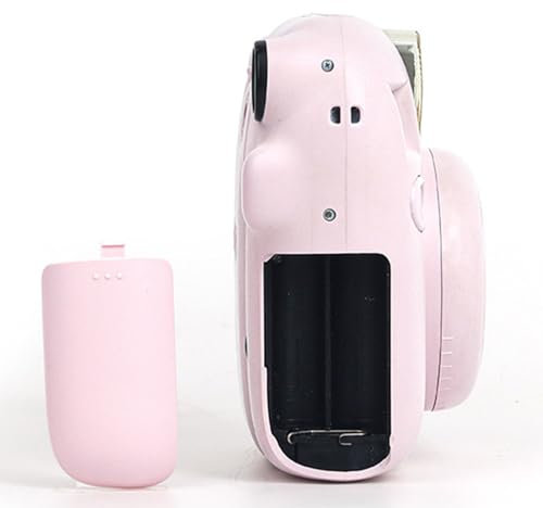 Camera Battery Door Cover Replacement for Instax Mini 12, Portable Battery Side Cover Protective Lid Battery Compartment Replacement Lid Cover for Mini 12 Instant Camera (Pink)