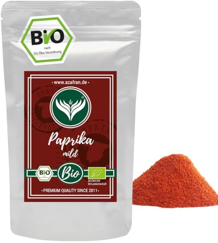 Azafran Paprika edelsüß gemahlen aus Ungarn ASTA 120 250g | Würzig-mildes Gewürzpulver für Gulasch, Saucen, Suppen, Gemüse und Fleisch