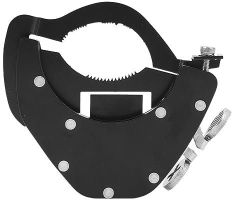 Ejoyous Motorcycle Throttle Lock, Adjustable Cruise Control Stainless Steel Universal Throttle Lock Assist Retainer for Thumb Driven Structure (top)