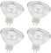 EKSAVE MR16 Halogen Reflektor Leuchtmittel 12V 50W GU5.3 Halogenlampen Dimmbar, Warmweiß, 2700K (4 Stück)