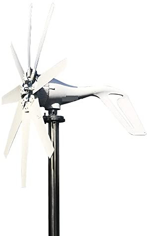 HEALBYBLE Generatore di turbina eolica 1000w 48V 24V 12V Mulino a HorizontaWind Generat Kit Free Energy Altern con Controller MPPT for Uso Domestico,Grande Durata(12V,Wind Turbine Only)