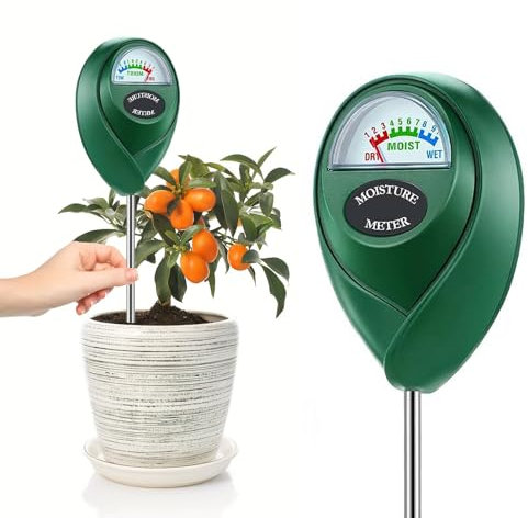 ChaneeHann Pflanzkübel Bodentester,Boden Feuchtigkeitsmesser für Pflanzen,für Gartenarbeit,Rasen,Garten,Landwirtschaft und Außen Pflanzen