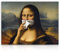 Dazzlewall Lustige Badezimmer Leinwand Bild Vintage klassische Ölgemälde Frau hält Nase Badezimmer Wanddekoration Humor Poster für Badezimmer Toilette 30×40 cm Ohne Rahmen